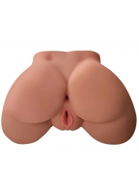 Кофейный мастурбатор-полуторс Perfect Ass Masturbator - Pipedream - в Батайске купить с доставкой
