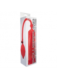 Красная вакуумная помпа Power Pump Red - Toy Joy - в Батайске купить с доставкой