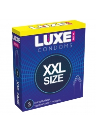 Презервативы увеличенного размера LUXE Royal XXL Size - 3 шт. - Luxe - купить с доставкой в Батайске