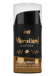 Жидкий интимный гель с эффектом вибрации Vibration! Coffee - 15 мл. - INTT - купить с доставкой в Батайске