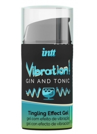 Жидкий интимный гель с эффектом вибрации Vibration! Gin   Tonic - 15 мл. - INTT - купить с доставкой в Батайске