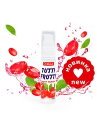 Гель-смазка Tutti-frutti со вкусом барбариса - 30 гр. - Биоритм - купить с доставкой в Батайске