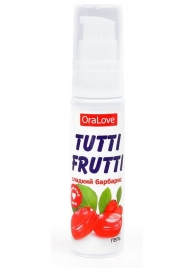 Гель-смазка Tutti-frutti со вкусом барбариса - 30 гр. - Биоритм - купить с доставкой в Батайске