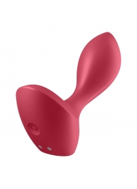 Красный вибромассажёр простаты Satisfyer Backdoor Lover - 14 см. - Satisfyer - в Батайске купить с доставкой