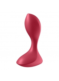 Красный вибромассажёр простаты Satisfyer Backdoor Lover - 14 см. - Satisfyer - в Батайске купить с доставкой