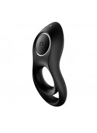 Черное эрекционное виброкольцо Legendary Duo - Satisfyer - в Батайске купить с доставкой
