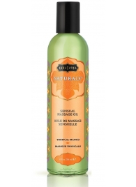 Массажное масло Naturals Tropical Mango с ароматом манго - 236 мл. - Kama Sutra - купить с доставкой в Батайске