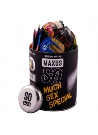 Текстурированные презервативы в кейсе MAXUS So Much Sex - 100 шт. - Maxus - купить с доставкой в Батайске