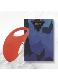 Красное кольцо с вибрацией Thor Cockring - FeelzToys - в Батайске купить с доставкой