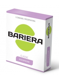 Классические презервативы Bariera Classic - 3 шт. - Bariera - купить с доставкой в Батайске