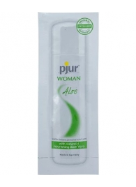 Лубрикант на водной основе pjur WOMAN Aloe - 2 мл. - Pjur - купить с доставкой в Батайске
