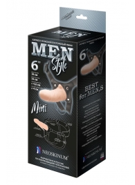 Пустотелый фаллопротез MEN STYLE - 17,5 см. - LOVETOY (А-Полимер) - купить с доставкой в Батайске