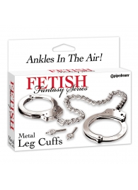 Металлические наручники Metal Leg Cuffs - Pipedream - купить с доставкой в Батайске