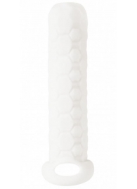 Белый фаллоудлинитель Homme Long - 13,5 см. - Lola Games - в Батайске купить с доставкой