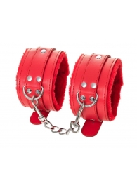 Красные оковы Anonymo из искусственной кожи - ToyFa - купить с доставкой в Батайске