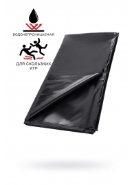Черная простыня для секса из ПВХ - 220 х 200 см. - ToyFa - купить с доставкой в Батайске