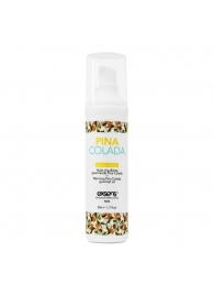 Разогревающее массажное масло с ароматом пина колада Gourmet Pina Colada - 50 мл. - Exsens - купить с доставкой в Батайске