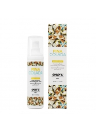 Разогревающее массажное масло с ароматом пина колада Gourmet Pina Colada - 50 мл. - Exsens - купить с доставкой в Батайске