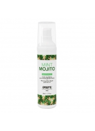 Разогревающее массажное масло с ароматом мохито Gourmet Mint Mojito - 50 мл. - Exsens - купить с доставкой в Батайске