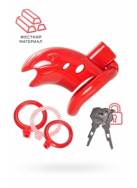 Красный мужской пояс верности из пластика - ToyFa - купить с доставкой в Батайске