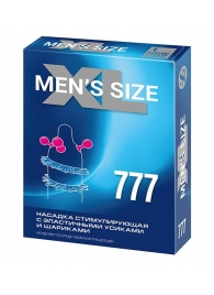 Стимулирующая насадка на пенис MEN SIZE 777 - Sitabella - в Батайске купить с доставкой
