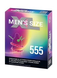 Стимулирующая насадка на пенис MEN SIZE 555 - Sitabella - в Батайске купить с доставкой