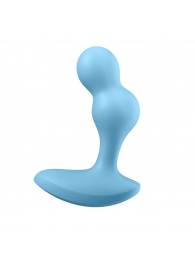 Голубой анальный вибростимулятор Deep Driver - 11,2 см. - Satisfyer - в Батайске купить с доставкой