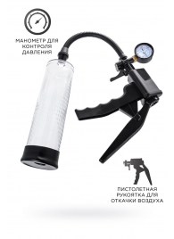 Прозрачная механическая помпа для пениса Viggo - Sexus - в Батайске купить с доставкой