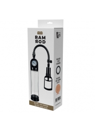 Прозрачная вакуумная помпа с манометром Deluxe Penis Pump - Dream Toys - в Батайске купить с доставкой