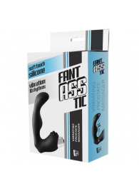 Черный вибромассажер простаты FantASStic Vibrating Prostate Massager - 11,3 см. - Dream Toys - в Батайске купить с доставкой
