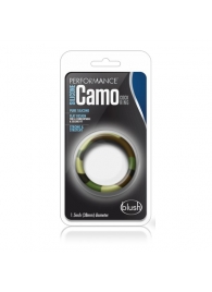Эрекционное кольцо камуфляжной расцветки Silicone Camo Cock Ring - Blush Novelties - в Батайске купить с доставкой