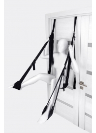 Черные секс-качели на дверь Anonymo №0505 - ToyFa - купить с доставкой в Батайске