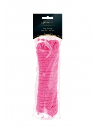 Розовая веревка для связывания Sweet Caress Rope - 10 метров - Sweet Caress - купить с доставкой в Батайске