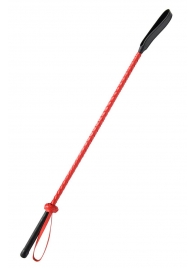 Красно-черный гладкий стек - 71 см. - Fetish Tentation - купить с доставкой в Батайске