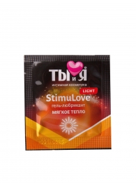 Разогревающий гель-лубрикант Stimulove Light в одноразовой упаковке - 4 гр. - Биоритм - купить с доставкой в Батайске