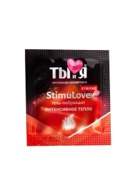 Разогревающий гель-лубрикант Stimulove Strong в одноразовой упаковке - 4 гр. - Биоритм - купить с доставкой в Батайске