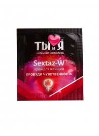 Возбуждающий крем для женщин Sextaz-W в одноразовой упаковке - 1,5 гр. - Биоритм - купить с доставкой в Батайске
