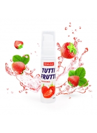 Гель-смазка Tutti-frutti с земляничным вкусом - 30 гр. - Биоритм - купить с доставкой в Батайске