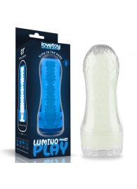 Светящийся в темноте мастурбатор Lumino Play Masturbator Ribbed - Lovetoy - в Батайске купить с доставкой