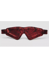 Двусторонняя красно-черная маска на глаза Reversible Faux Leather Blindfold - Fifty Shades of Grey - купить с доставкой в Батайске