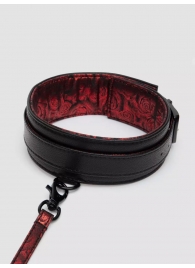 Стильный ошейник с поводком Reversible Faux Leather Collar and Lead - Fifty Shades of Grey - купить с доставкой в Батайске