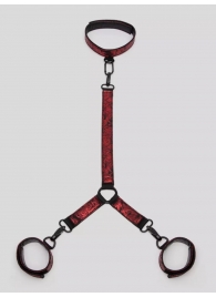 Ошейник с наручниками Reversible Faux Leather Collar and Wrist - Fifty Shades of Grey - купить с доставкой в Батайске