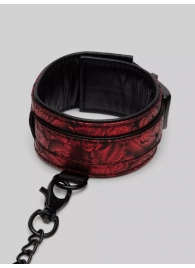 Красно-черные оковы Reversible Faux Leather Ankle Cuffs - Fifty Shades of Grey - купить с доставкой в Батайске