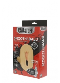 Мастурбатор-вагина с вибрацией и выносным пультом управления REALSTUFF SMOOTH   BALD - Dream Toys - в Батайске купить с доставкой