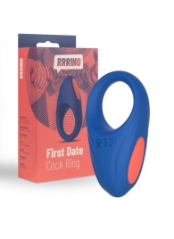 Синее эрекционное кольцо RRRING First Date Cock Ring - FeelzToys - в Батайске купить с доставкой