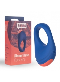 Синее эрекционное кольцо RRRING Dinner Date Cock Ring - FeelzToys - в Батайске купить с доставкой