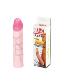 Удлиняющая насадка на пенис Deep Love - 21,5 см. - Baile - в Батайске купить с доставкой