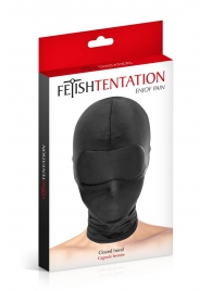 Сплошная маска-шлем с имитацией повязки для глаз - Fetish Tentation - купить с доставкой в Батайске
