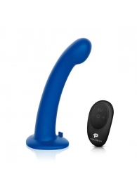 Синяя насадка Remote Control P-Spot G-Spot с черными трусиками - 20 см. - Pegasus - купить с доставкой в Батайске