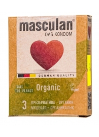 Экологически чистые презервативы Masculan Organic - 3 шт. - Masculan - купить с доставкой в Батайске